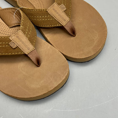 COBIAN Lazo Premium Leather Sandals Men's Sz 10 EU 43 Tan LZO-24-230-10